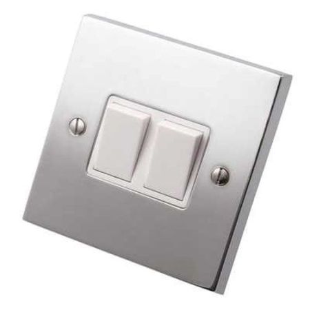 Heritage 1G 2w Polished Chrome Switch