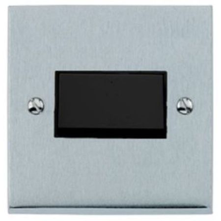 Heritage Satin Chrome Triple Pole Switch