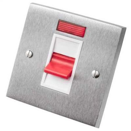Heritage 1G 45A Satin Chrome Switch