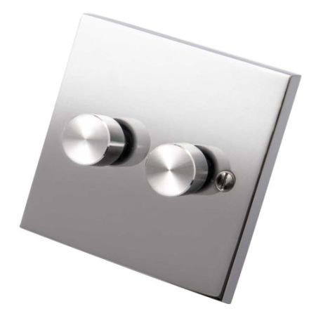 Heritage S/Chrome 1G 2w LED Dimmer