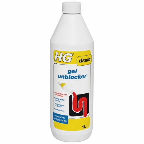 Hg Drain and Plug Unblocker Gel 1ltr
