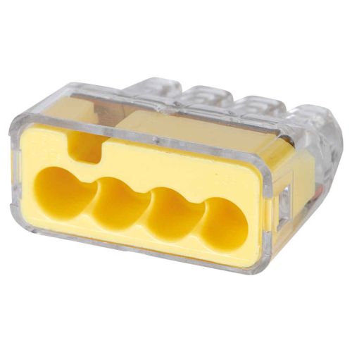 Ideal 4-Port Yellow Connector 32A (100)