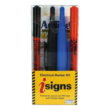 Is Electrical Marker Kit 2xlong Nibbed + 2xelec Markers