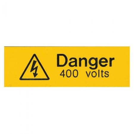Danger 400v S/A Rigid (Pk.5)