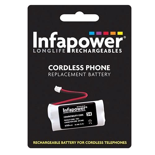 Infapower 2.4v 600mah 2xaaa Phone Batt. 34