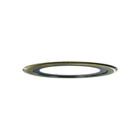 Integral Evofire Fire Rated Downlight 70-100mm Cutout IP65 Antique Brass Round Adapter Integral