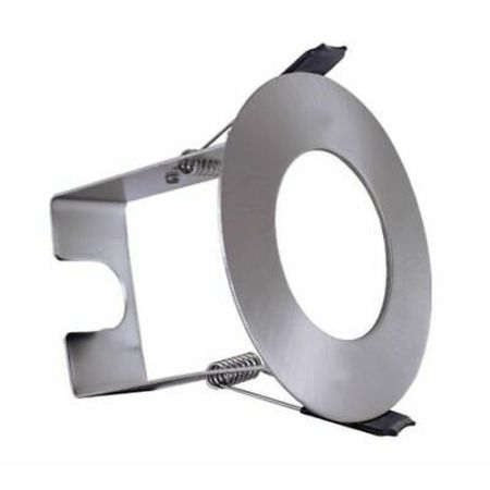 Evofire Satin Nickle GU10 IP65 Fire Rated Downlight (70mm C/O)