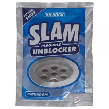 Slam Bathroom Plughole Unblocker - Per Sachet