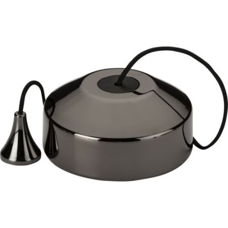 Knightsbridge 1-Way 10-150w (5-100w LED) Trailing Edge Pull Cord Dimmer Switch - Black Nickel