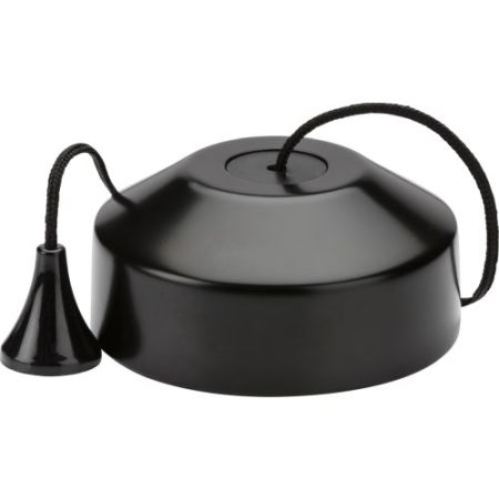 Knightsbridge 1-Way 10-150w (5-100w LED) Trailing Edge Pull Cord Dimmer Switch - Matt Black