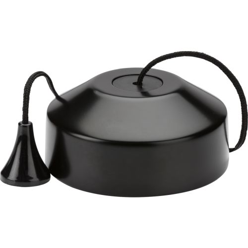 Knightsbridge 1-Way 10-150w (5-100w LED) Trailing Edge Pull Cord Dimmer Switch - Matt Black