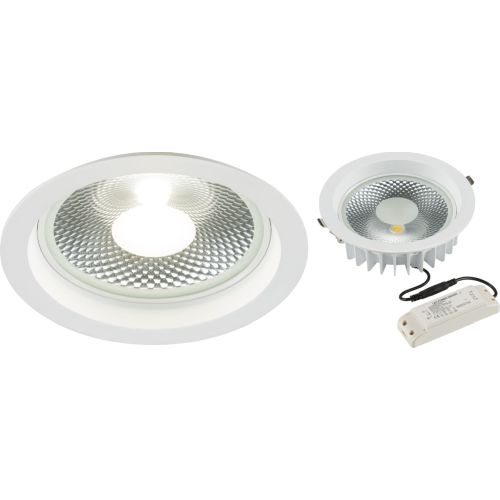 Knightsbridge 230v 30w Cob LED Recessed Commercial Downlight 4000k