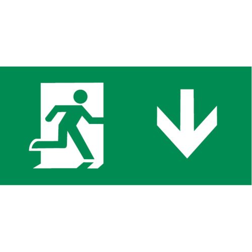 Knightsbridge Running Man Legend (Kit Of 2) Arrow Down For Emexit / Emlrec / Emlsus / Emxst