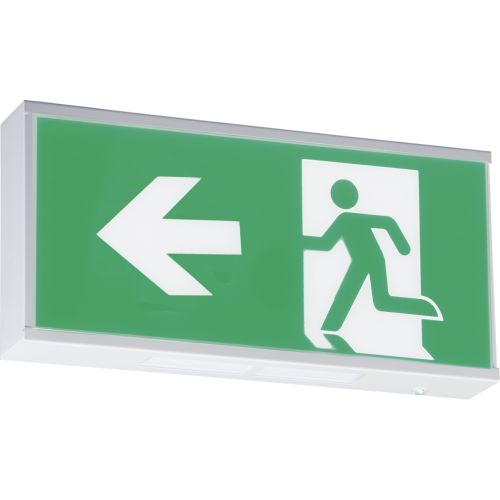 Knightsbridge Running Man Legend For Product Emrun With Left Facing Arrow