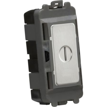 Knightsbridge 20AX 2 Way SP Key Module - Brushed Chrome