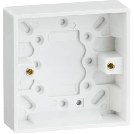 Knightsbridge Square Edge 1G 25mm Pattress