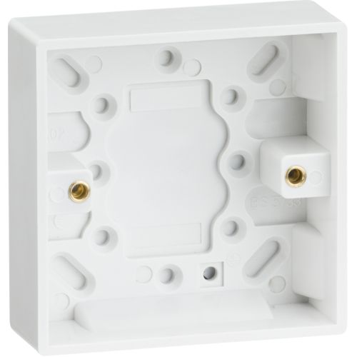 Knightsbridge Square Edge 1G 25mm Pattress