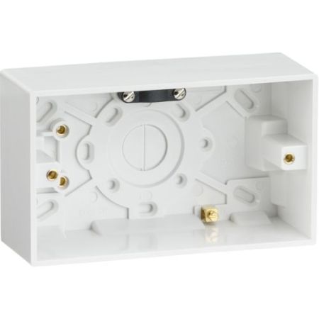 Knightsbridge Square Edge 2G 47mm Pattress