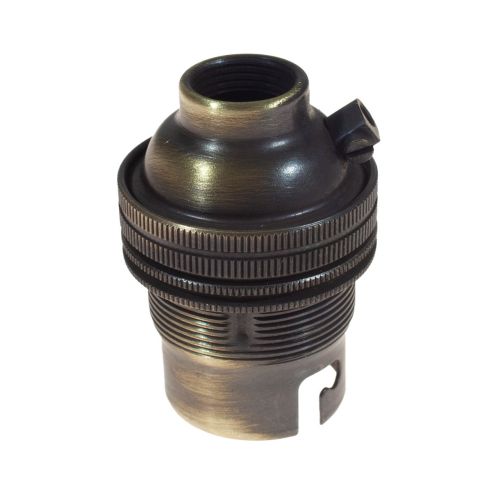 1/2" BC Antique Brass Lampholder