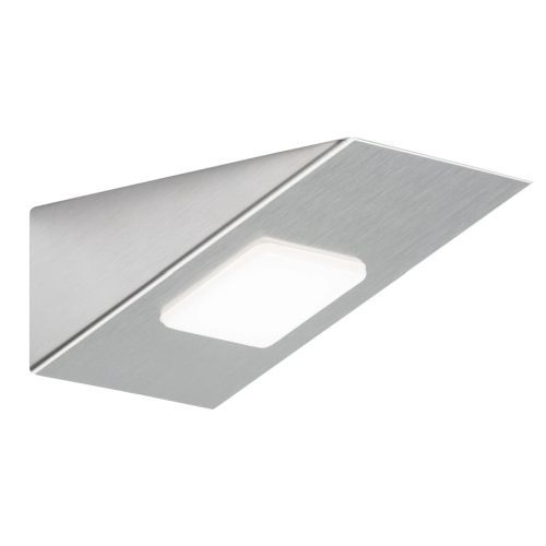 Knightsbridge 12v DC 3w LED Rectangular Under Cabinet Light Satin Chrome