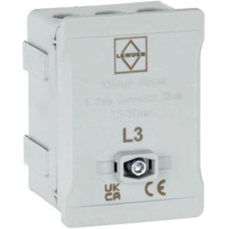 100A SINGLE POLE BLOCK GREY