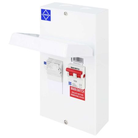 Live Medium 125A Switch Fuse C/W 63/80/100A Fuse