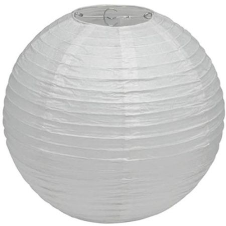 Loxton 30" White Bamboo Paper Shade
