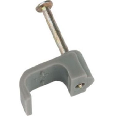 Cable Clip Card 240/13mm Flat--Grey