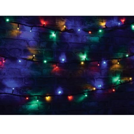 LED Heavy Duty Outdoor Multi Coloured 20m 180 Light String