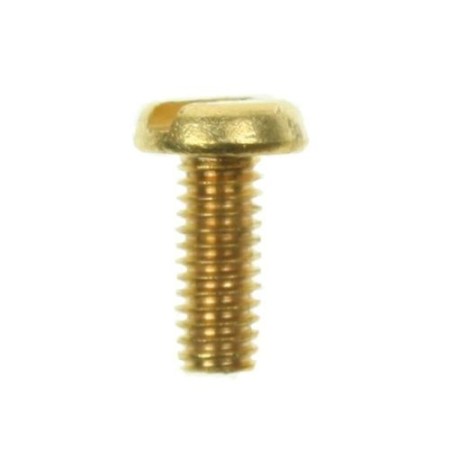 M4 X 10mm Brass Pan Head Screws (Per 100)