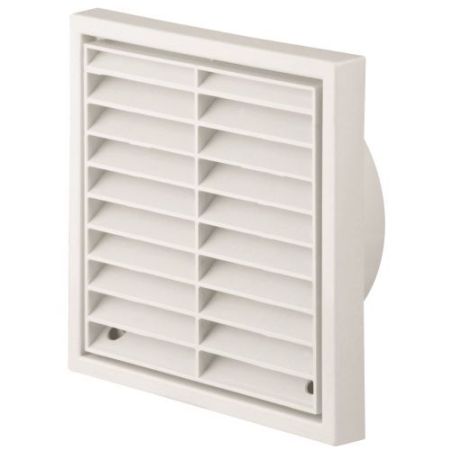 Manrose 4" Fixed Grill White