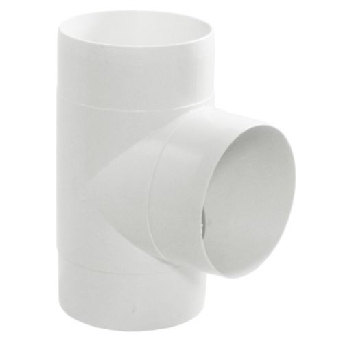 4" Round PVC Tee Piece
