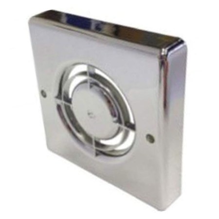Manrose 100mm Chrome Front Cover For Xf Range