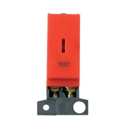 Click Minigrid Moulded Modules 13A Resistive Red DP Keyswitch