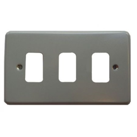 MK Grid 3G Metal Clad Cover Plate