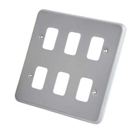 MK Cover Plate 6G Metal-Clad