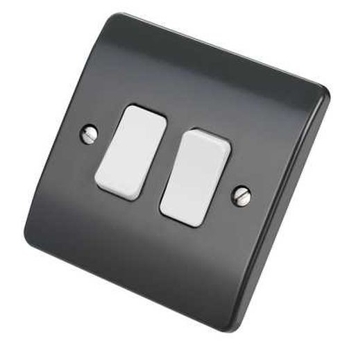 MK Logic Graphite 1G 2w Switch