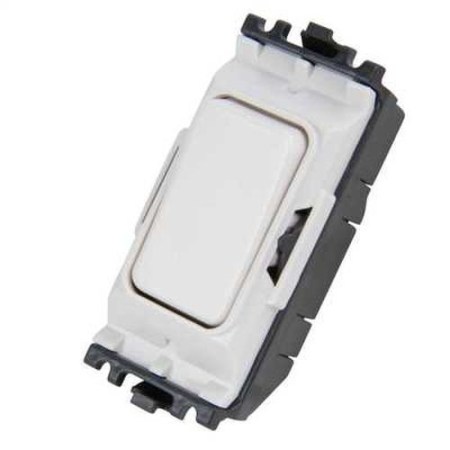 20A DP 1 Way Push Make Grid Switch
