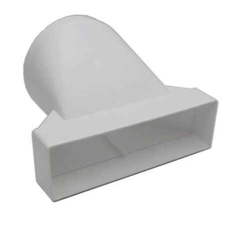 125mm Round To Rectangular Adaptor