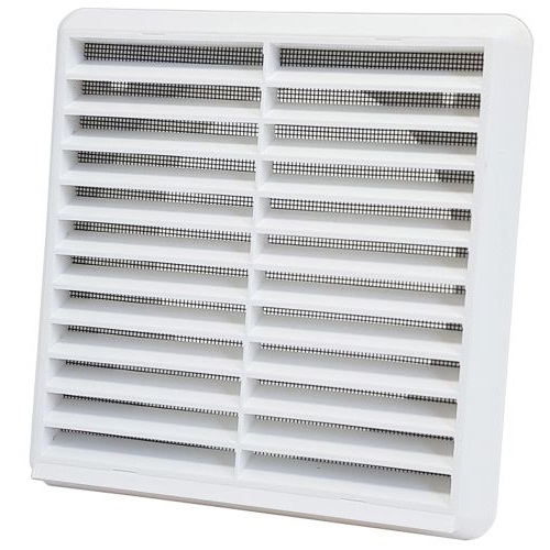 150mm Louvred Grill With Fly-Screen