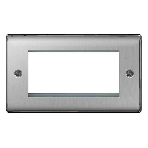 Bg Nexus Euro Grid 4 Mod Brushed Steel