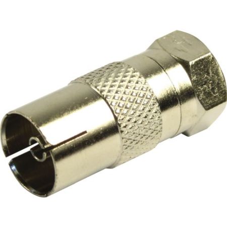 Co-Ax Socket-F Plug Adaptor
