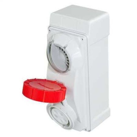 Lewden 16a 5-Pin IP67 Interlocked Socket