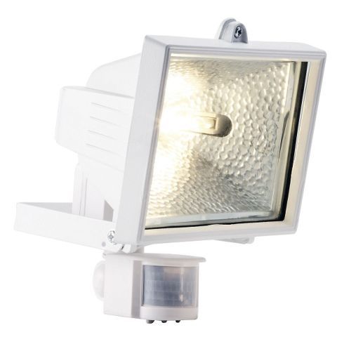 400w/500w White Halogen Floodlight + PIR