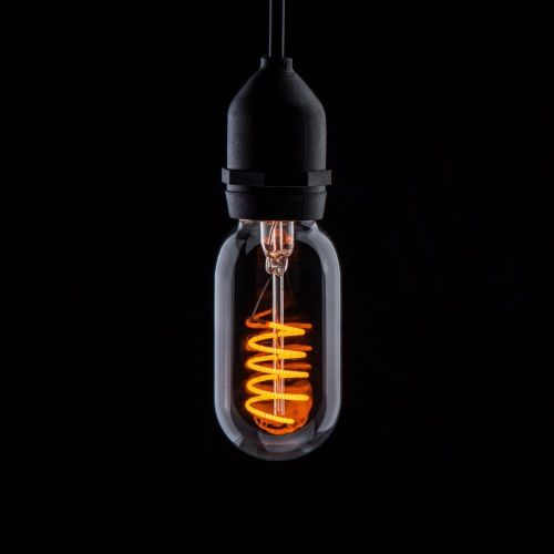 LED T45 4w ES Yellow Funky Filament Lamp