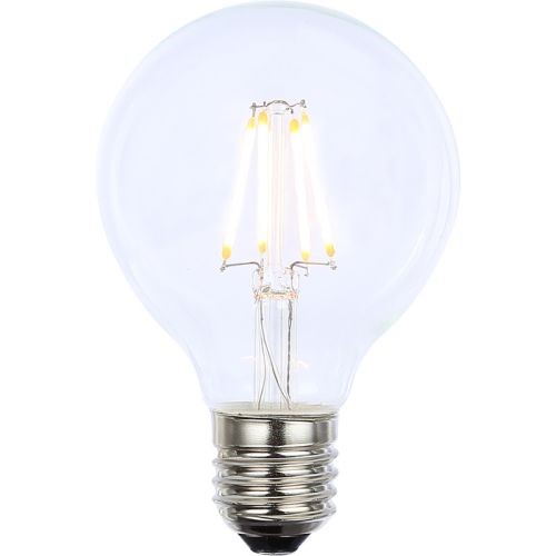 LED Filament G80 Globe 4w=400l ES Clear