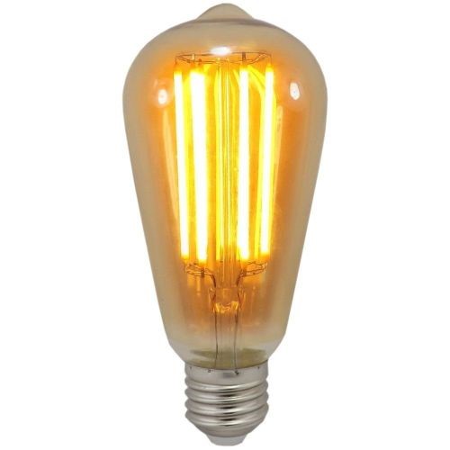 LED Fil St64 BC 4w 2200k Gold Tint Dimm