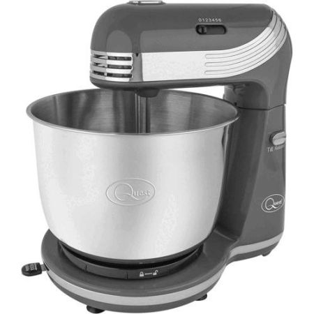 Quest Compact Stand Mixer - 6 Speed - Grey