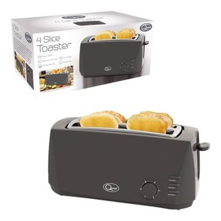 Quest 4 Slice Cool Touch Toaster - Grey