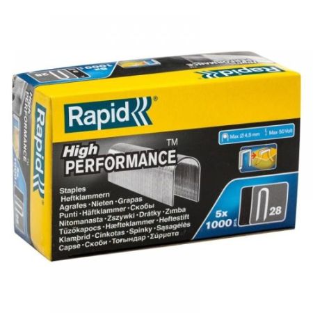 Rapid 28/10 Galvanised Staples (1x1000)